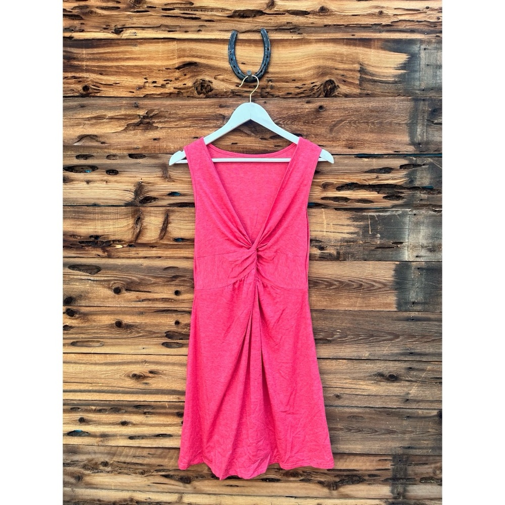 UNBRANDED | Red V-Neck Sleeveless Dress L